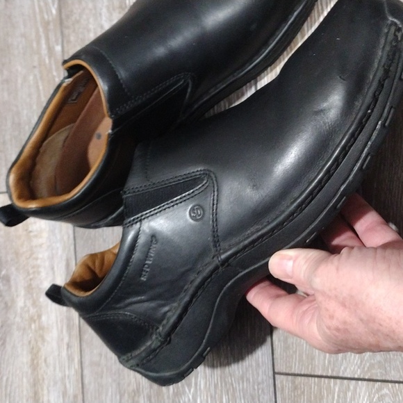 Red Wing steel toe black leather ankle boots. Size 12 main image 6
